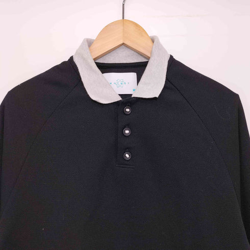 ウィムジー WHIMSY 22SS 鹿の子 L/S ポロシャツ メンズ import:M