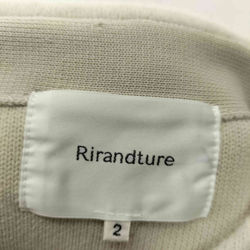 リランドチュール Rirandture パール釦コクーンニットジャケット レディース US:0-2