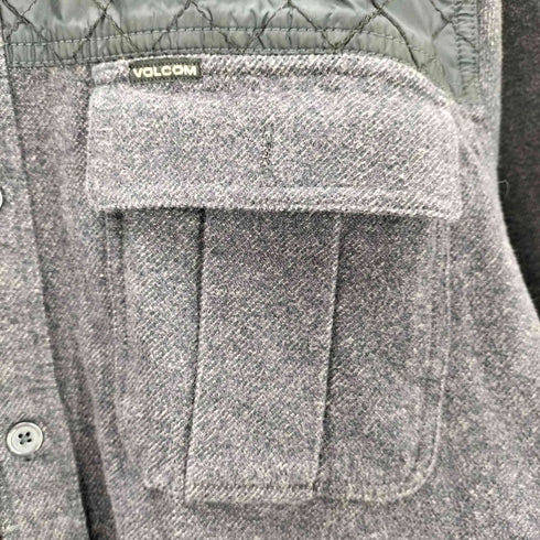 ヴォルコム VOLCOM キルティング切り替えシャツジャケット メンズ JPN:M