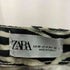 ザラ ZARA ゼブラ柄 ストレートデニムパンツ レディース JPN:36