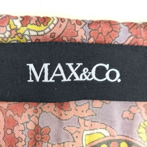 マックスアンドコー MAX & CO. ペイズリー柄ブラウス レディース USA 04