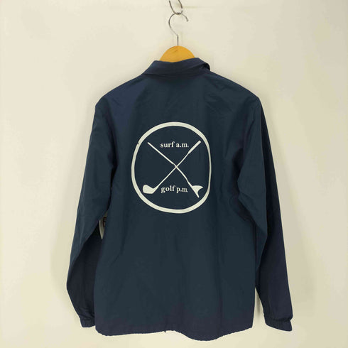 surf a.m./golf p.m.バックプリントコーチジャケット メンズ