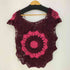 ザラ ZARA SHORT SLEEVE CROCHET TOP レディース import:L