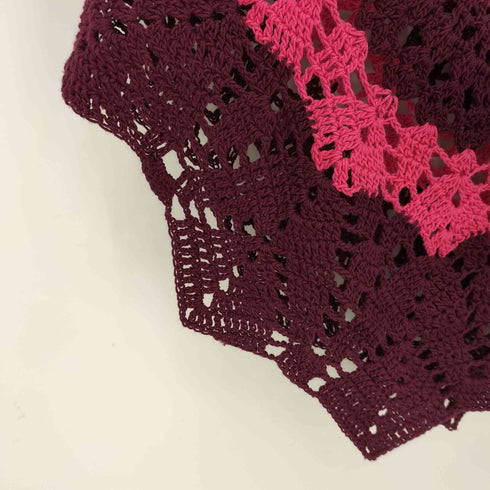 ザラ ZARA SHORT SLEEVE CROCHET TOP レディース import:L