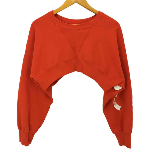 ジェーンスミス JANE SMITH SWEAT SHORT PULLOVER クロップドスウェット レディース 38
