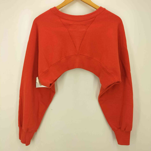 ジェーンスミス JANE SMITH SWEAT SHORT PULLOVER クロップドスウェット レディース 38