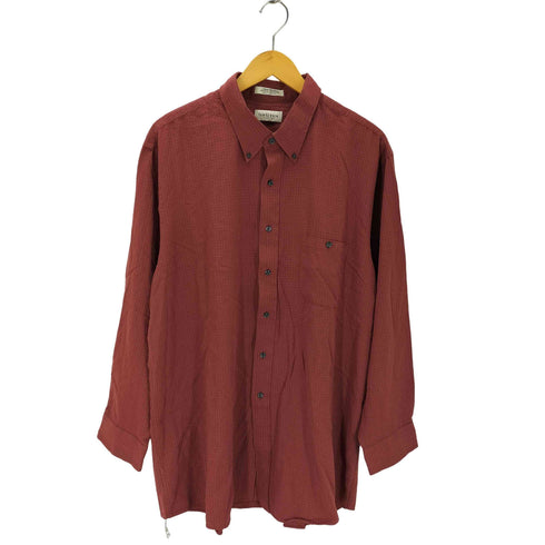 ヴァンヒューゼン VAN HEUSEN 格子チェック柄シャツ メンズ JPN:XL