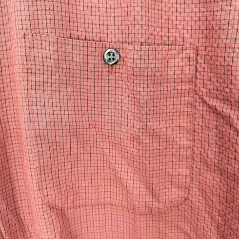 ヴァンヒューゼン VAN HEUSEN 格子チェック柄シャツ メンズ JPN:XL
