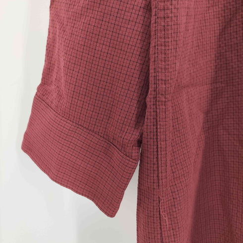 ヴァンヒューゼン VAN HEUSEN 格子チェック柄シャツ メンズ JPN:XL