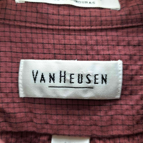 ヴァンヒューゼン VAN HEUSEN 格子チェック柄シャツ メンズ JPN:XL