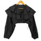 ジーナシス JEANASIS ラッフルショートブラウス レディース F