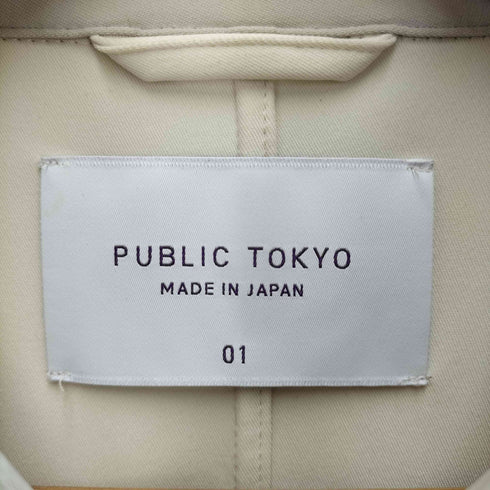 パブリックトウキョウ PUBLIC TOKYO ダブルサテンクレリックオーバーシャツ メンズ 1