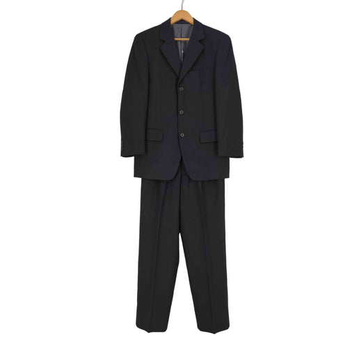 ジュンメン JUN MEN ウールポリ 3B テーラードジャケット 2タック スラックス セットアップ メンズ S