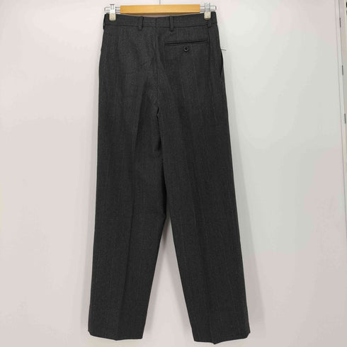ケンゾー KENZO 90‐00S ストライプ ラメウール 2タック スラックス パンツ メンズ JPN:0