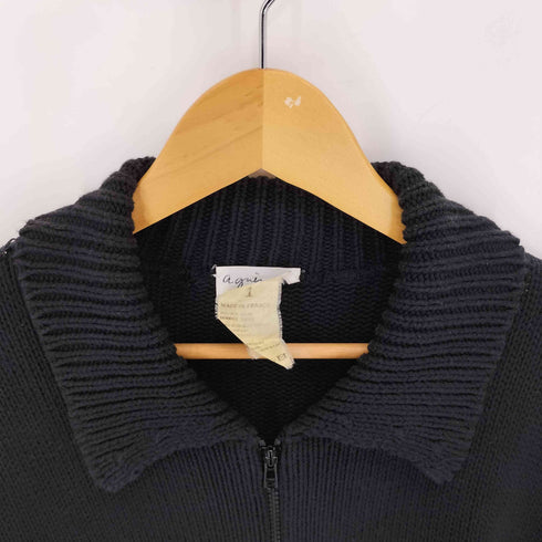 アニエスベーオム Agnes b.homme 90S MADE IN FRANCE コットンジップニット メンズ 1