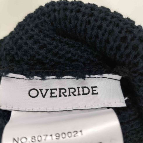 オーバーライド override 刺繍ビーニー レディース
