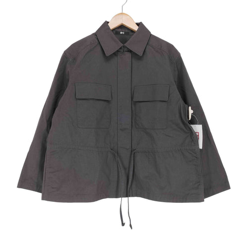 ユニクロシー UNIQLO:C 24SS コットンブレンドドローストリングジャケット レディース JPN:XL