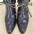 IDA MARCHINI MADE IN ITALY レースデザインレザーブーツ レディース 35.5
