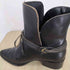 IDA MARCHINI MADE IN ITALY レースデザインレザーブーツ レディース 35.5
