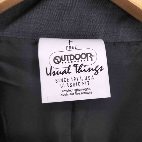 アウトドアプロダクツ OUTDOOR PRODUCTS × Usual Things 1Bテーラードジャケット レディース FREE