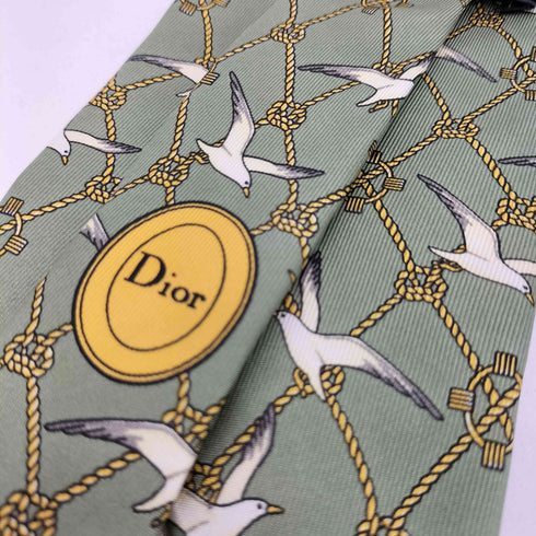 クリスチャンディオール Christian Dior MADE IN FRANCE 総柄シルクネクタイ メンズ