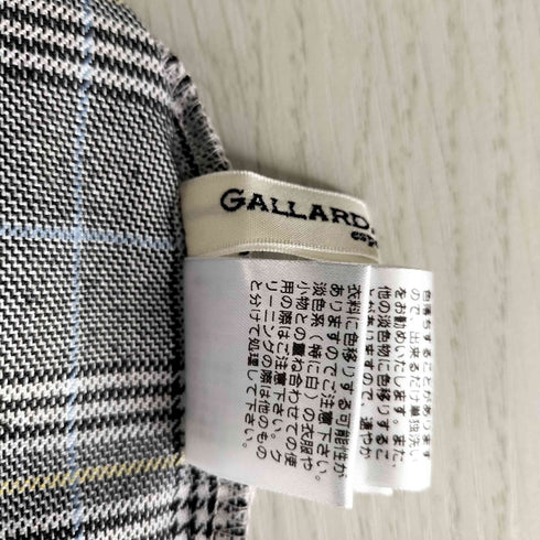 ガリャルダガランテ GALLARDAGALANTE 切替 チェック シャツワンピース レディース FREE