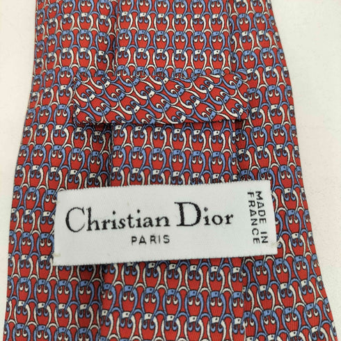 クリスチャンディオール Christian Dior MADE IN FRANCE 総柄シルクネクタイ メンズ