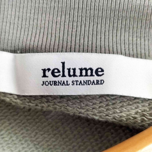 ジャーナルスタンダードレリューム JOURNAL STANDARD relume ボートネックショートスウェット レディース FREE