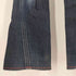 エドウィン EDWIN BLUE TRIP LEATHER FLAP FLAER レザーフラップ シンチバック ブーツカット デニム パンツ Y2K メンズ 30