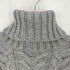 ザラ ZARA タートルネック ケーブルニットベスト レディース import:S
