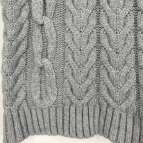 ザラ ZARA タートルネック ケーブルニットベスト レディース import:S