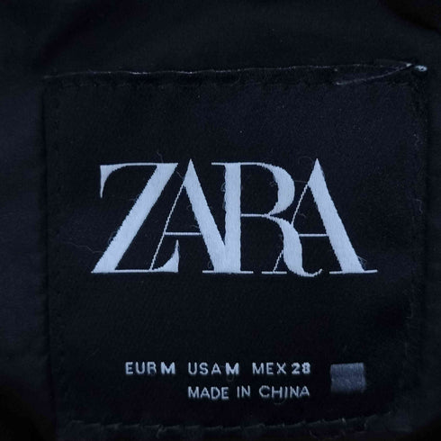 ザラ ZARA フーデッドパデッドジャケット 中綿ジャケット レディース import:M