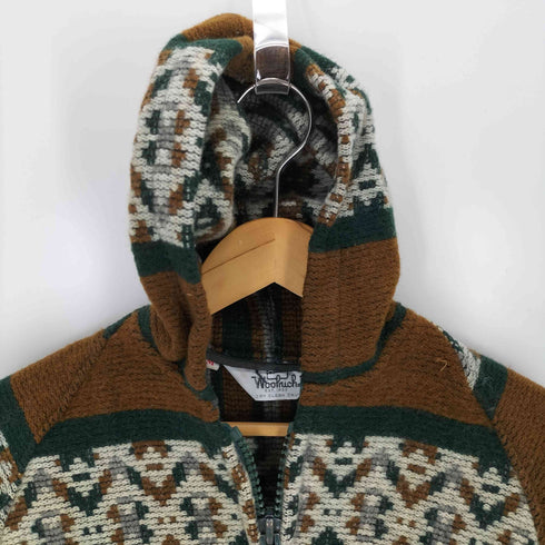 ウールリッチ WOOLRICH 白タグ ノルディック ジップアップニットパーカー メンズ JPN:M