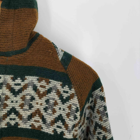 ウールリッチ WOOLRICH 白タグ ノルディック ジップアップニットパーカー メンズ JPN:M