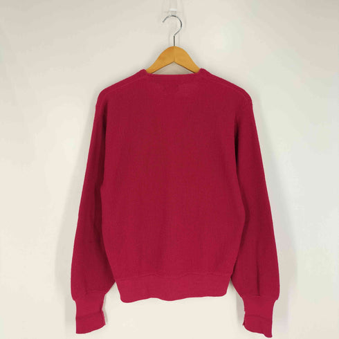 アイゾッドラコステ IZOD LACOSTE USA製 ロゴワッペン アクリルカーディガン メンズ import:S