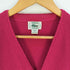 アイゾッドラコステ IZOD LACOSTE USA製 ロゴワッペン アクリルカーディガン メンズ import:S