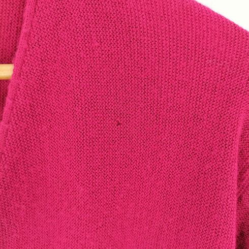 アイゾッドラコステ IZOD LACOSTE USA製 ロゴワッペン アクリルカーディガン メンズ import:S