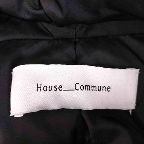 House Commune ダブルジップ 比翼モッズコート レディース 36