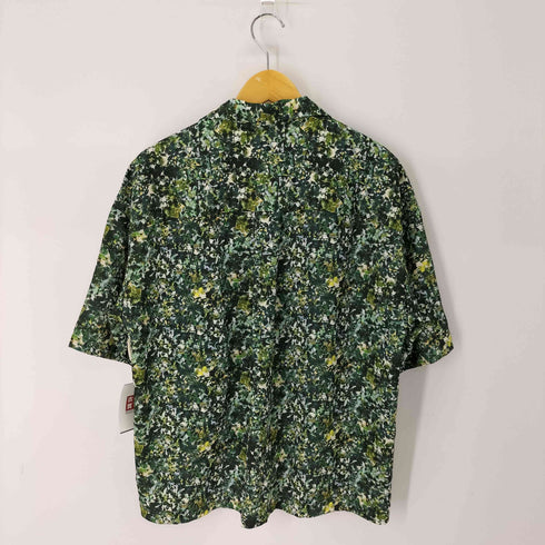 ルイス Luis リーフ柄オープンカラー S/S シャツ メンズ JPN:S