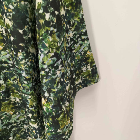 ルイス Luis リーフ柄オープンカラー S/S シャツ メンズ JPN:S