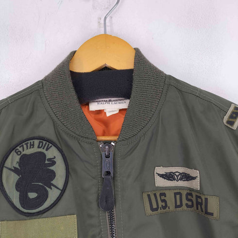 デニムアンドサプライ ラルフローレン DENIM & SUPPLY RALPH LAUREN ワッペン MA-1 メンズ JPN:S