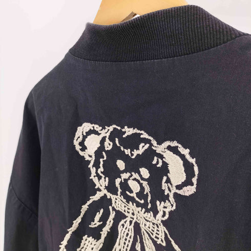 メリージェニー merry jenny teddy 刺繍 ブルゾン 背面 刺繍 コットン スタジャン レディース FREE