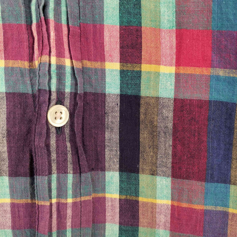 ラルフローレン RALPH LAUREN ポニー刺繍 チェックBDシャツ レディース JPN:9号