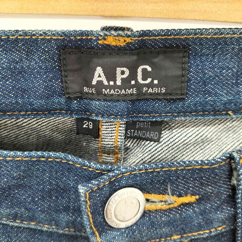 アーペーセー A.P.C. PETIT STANDARD インディゴテーパードデニム メンズ 29