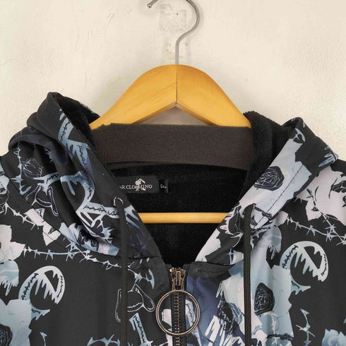 ニーアクロージング NIER CLOTHING 総柄ジップジャケット メンズ