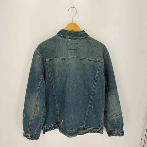 ギャップ Gap 00S USA製 ダメージ加工 デニムジャケット メンズ M