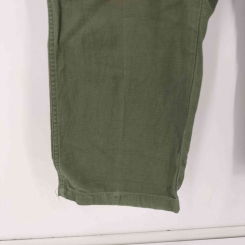 ユーエスアーミー U.S. ARMY 60S~70S ボタンフライ コットンサテンベイカーパンツ メンズ