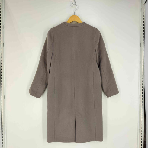 ユナイテッドアローズグリーンレーベルリラクシング UNITED ARROWS green label relaxing CS W/N ノーラペル コート レディース 38