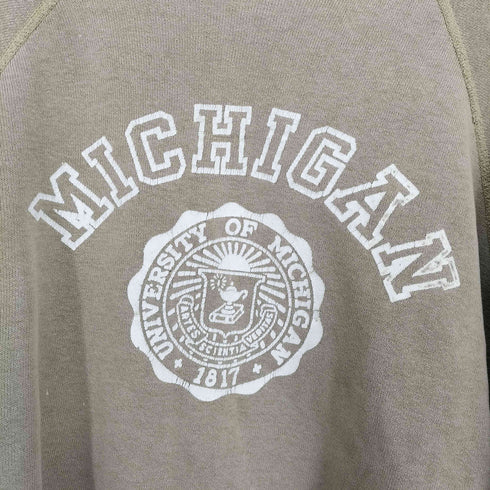 50S 脇下ガゼット MICHIGAN 3段ラバープリント スウェット メンズ