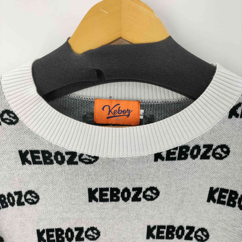ケボズ KEboz 総柄クルーネックニット メンズ JPN:L